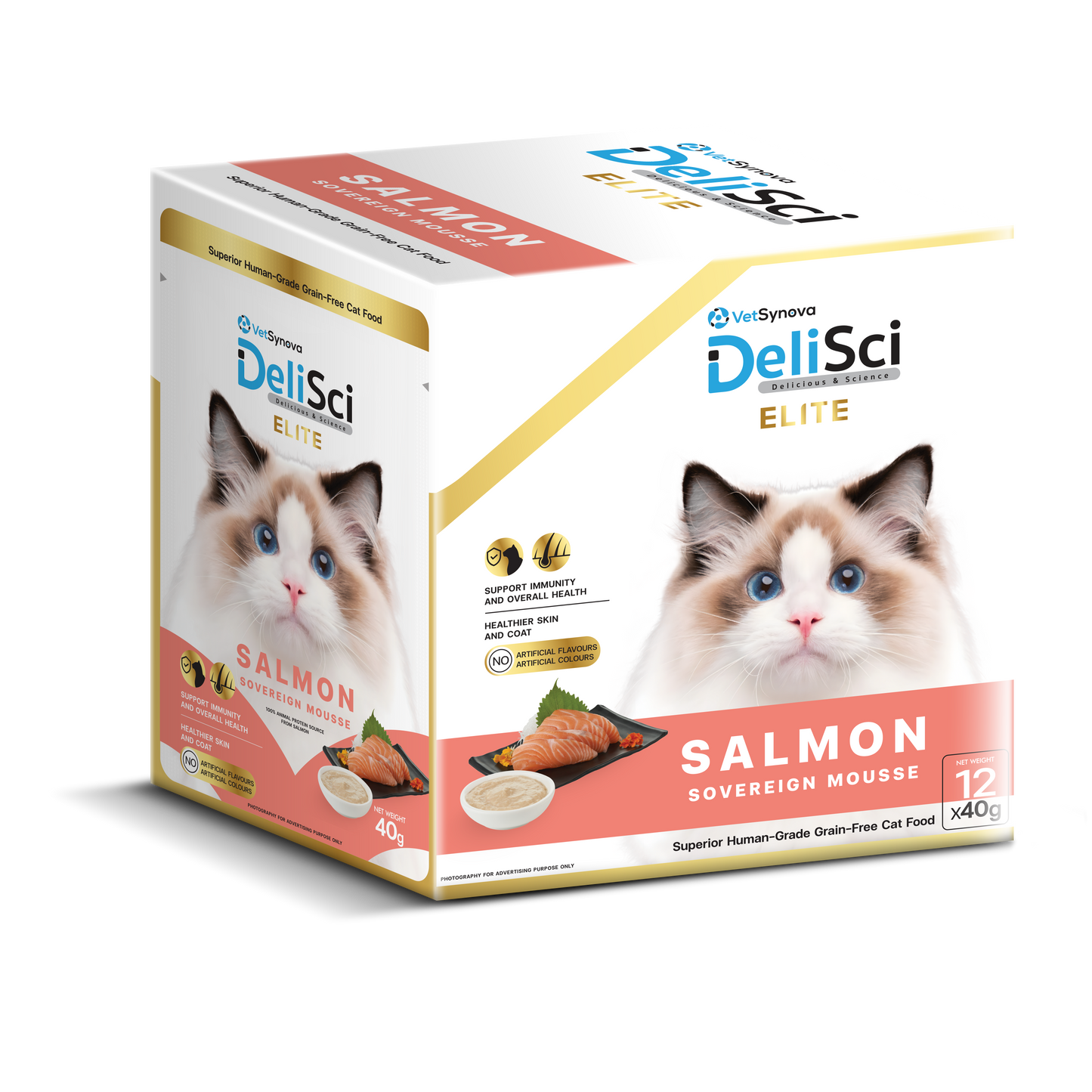 DeliSci Elite Salmon Sovereign Mousse  40g