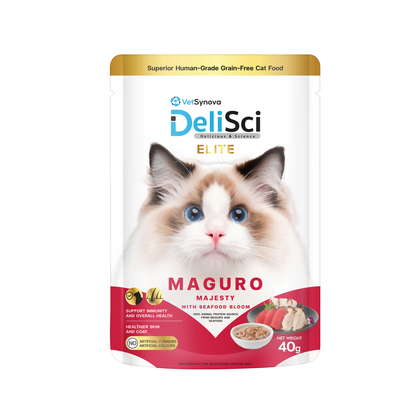 DeliSci Elite Tuna Maguro Majesty with Seafood Bloom 40g