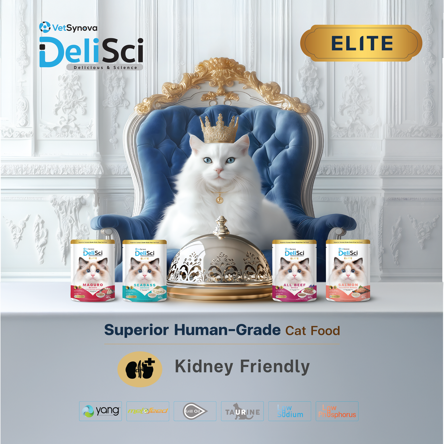 DeliSci Elite Salmon Sovereign Mousse  40g