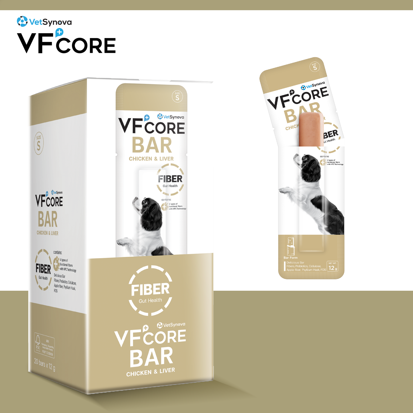 VF⁺Core Bar Fiber Gut Health Supplement