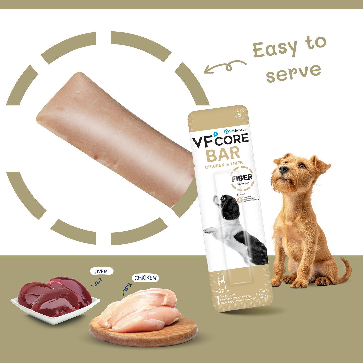 VF⁺Core Bar Fiber Gut Health Supplement