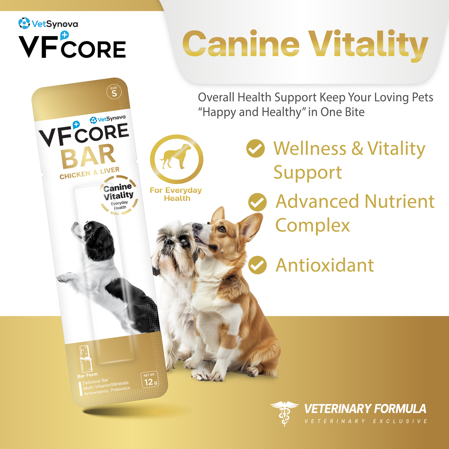 VF⁺Core Bar Canine Vitality