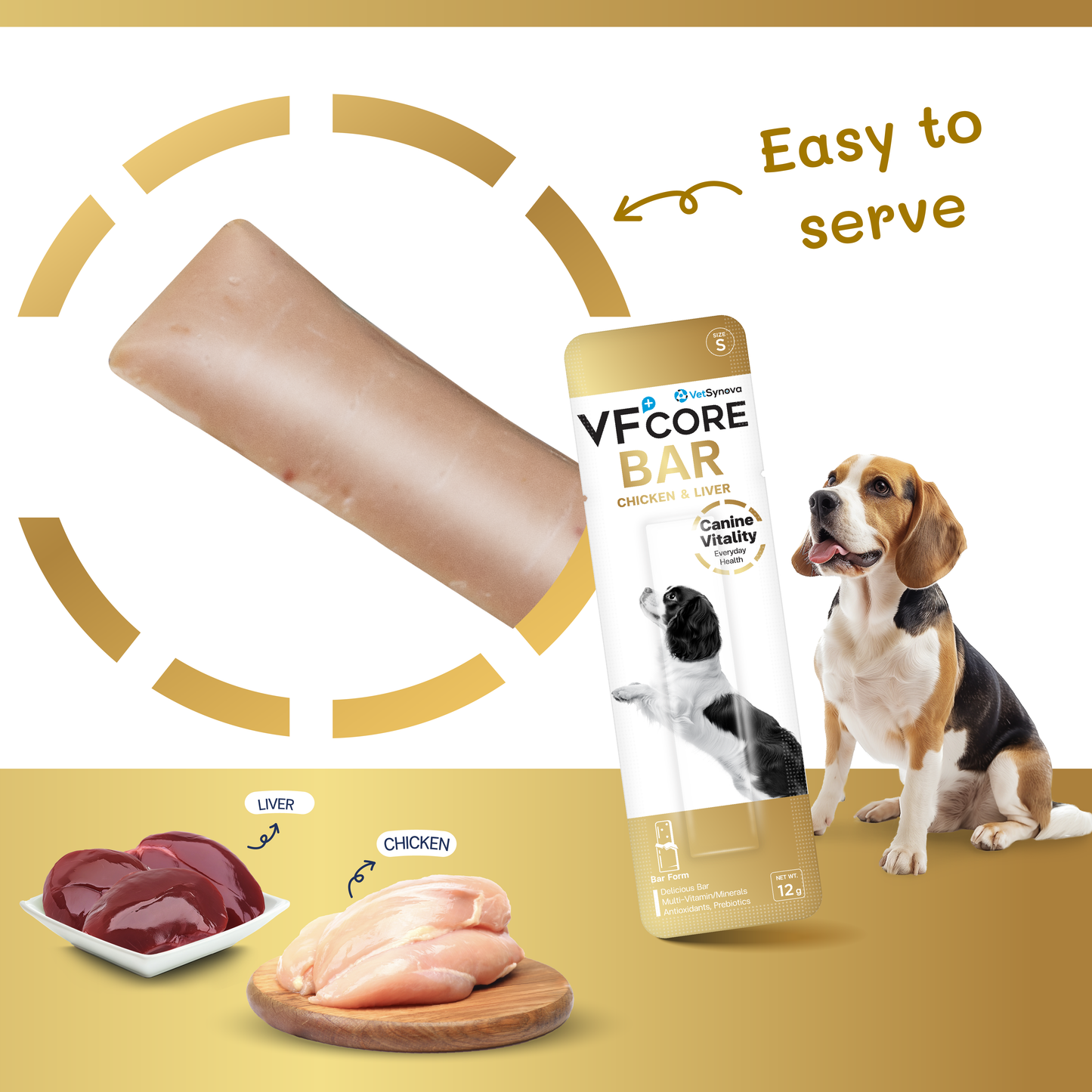 VF⁺Core Bar Canine Vitality